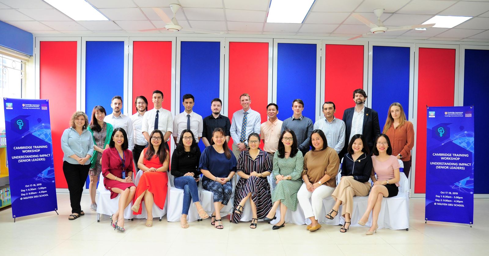 Cambridge special training workshop at Nguyen Sieu